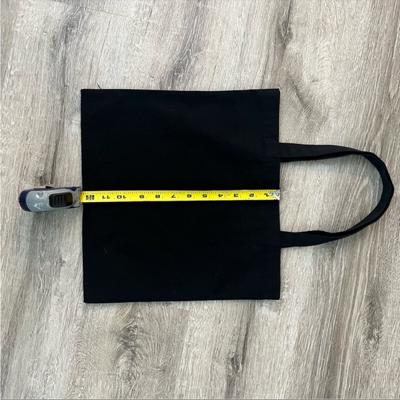 Reformation Canvas Tote Bag in Black, Small - Picture 4 of 4